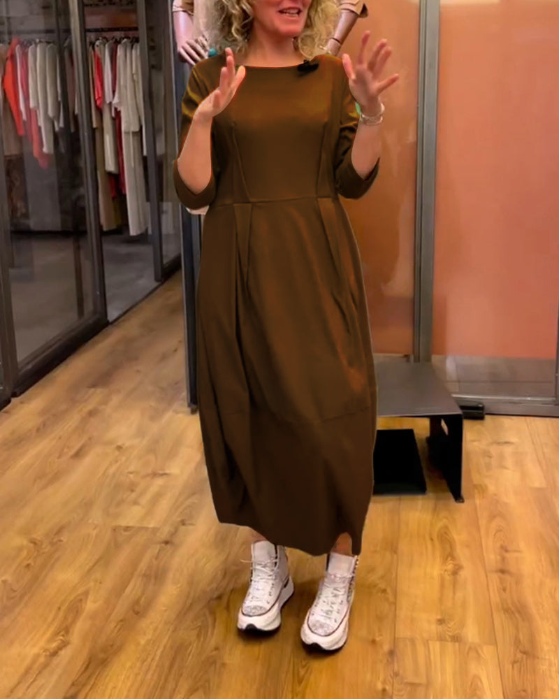 EVAGELINE – ABITO LOOSE-FIT ELEGANTE