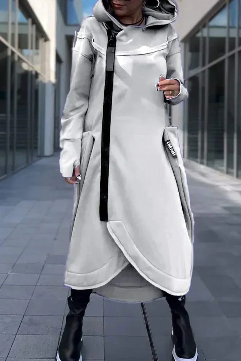 LILIANE – CAPPOTTO LUNGO MODERNO CON CAPPUCCIO