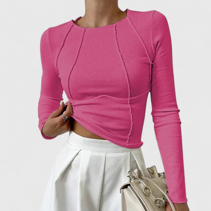 MYRA – TOP A MANICHE LUNGHE MODERNO