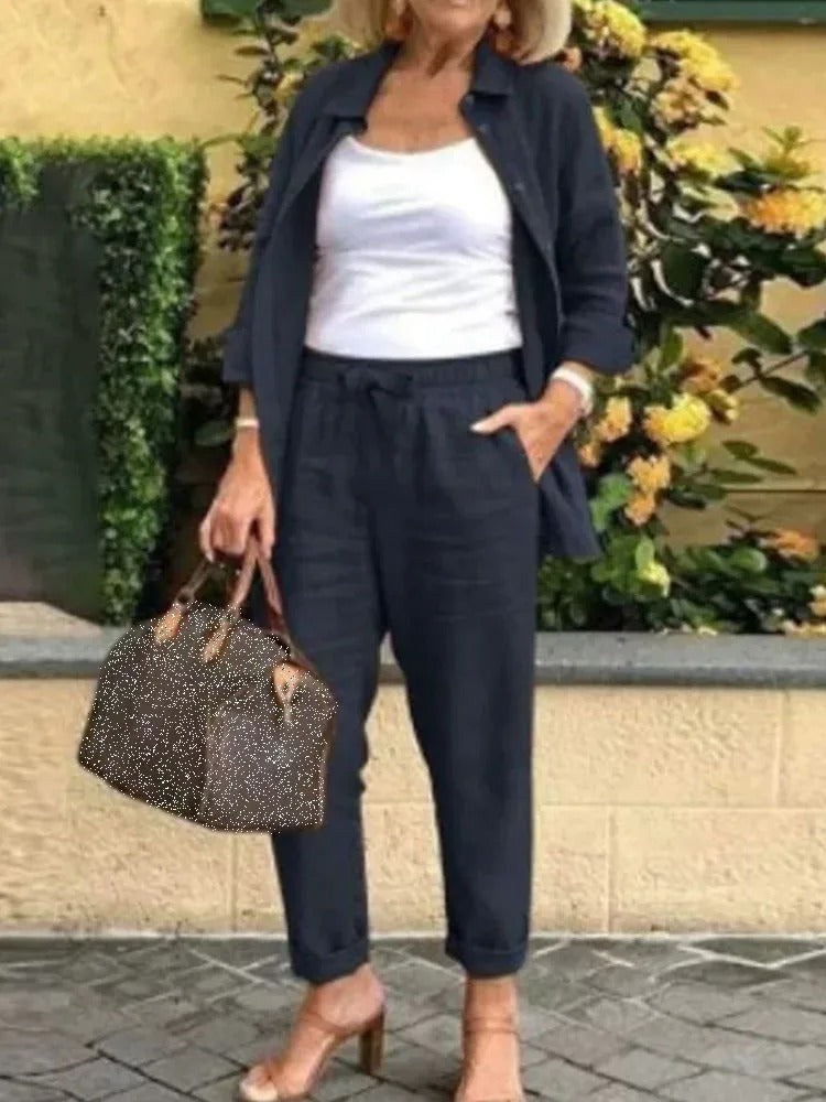 Inez™ | camicia a maniche lunghe e set in broccato