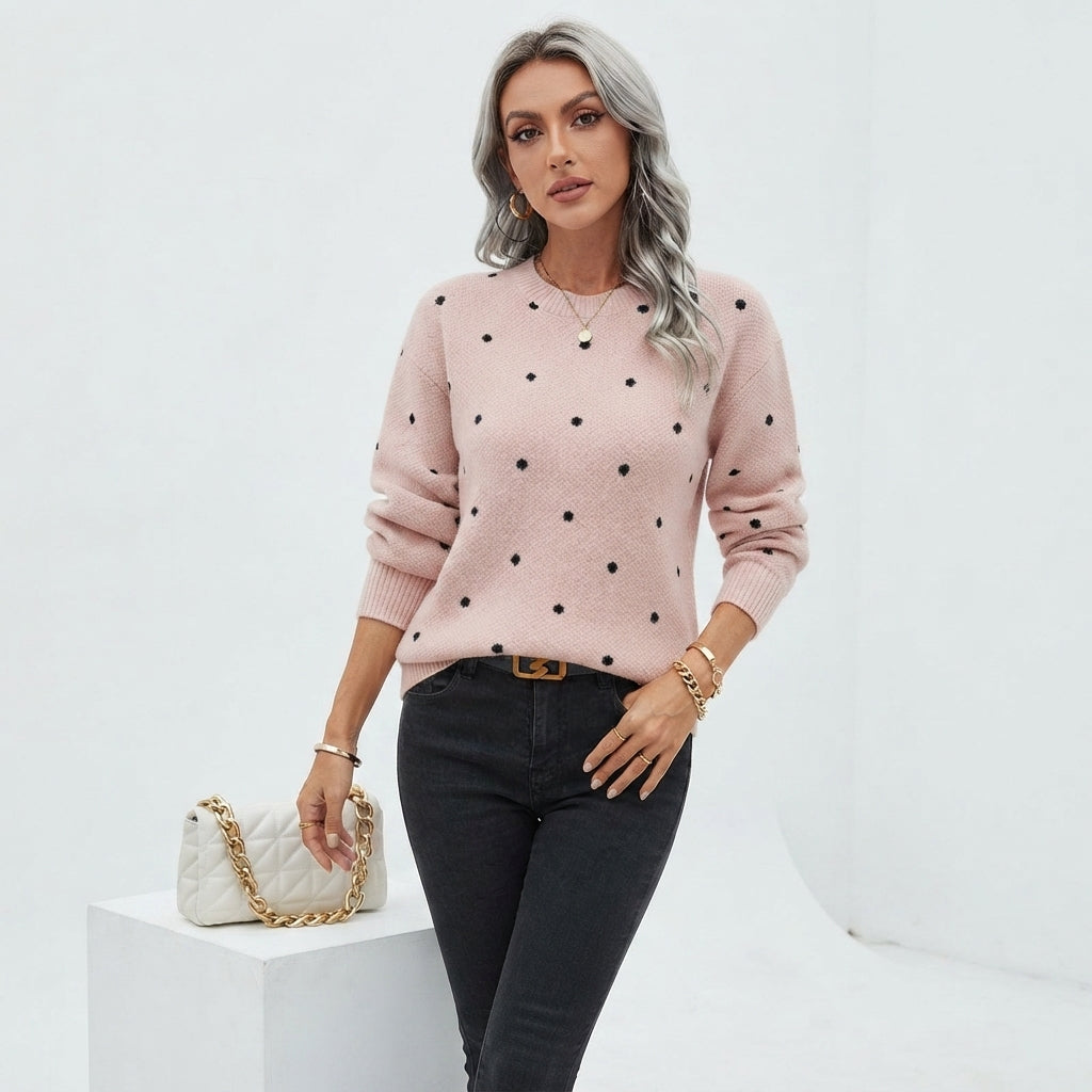 MAGLIONE A RIGHE VERDE DA DONNA