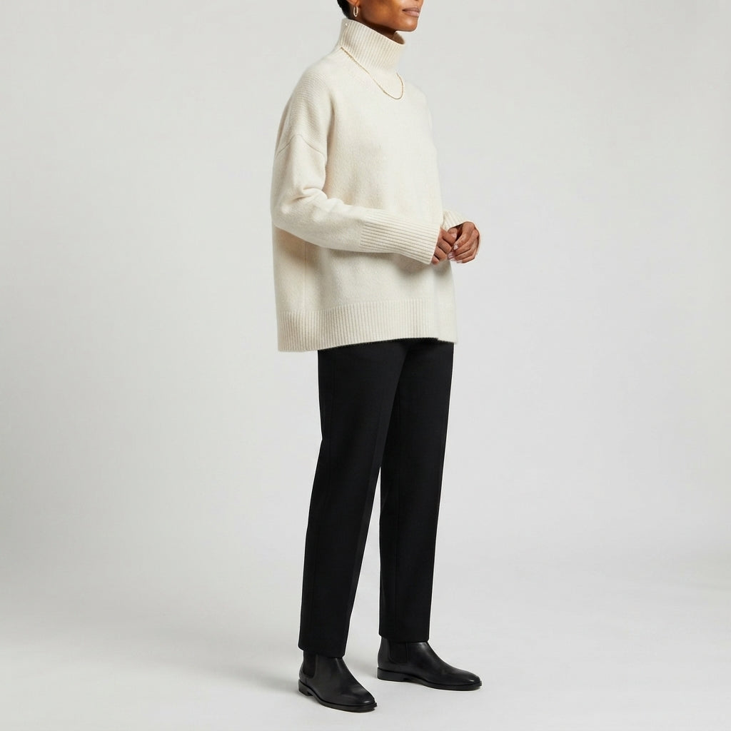 MAGLIONE COLLO ALTO DA DONNA