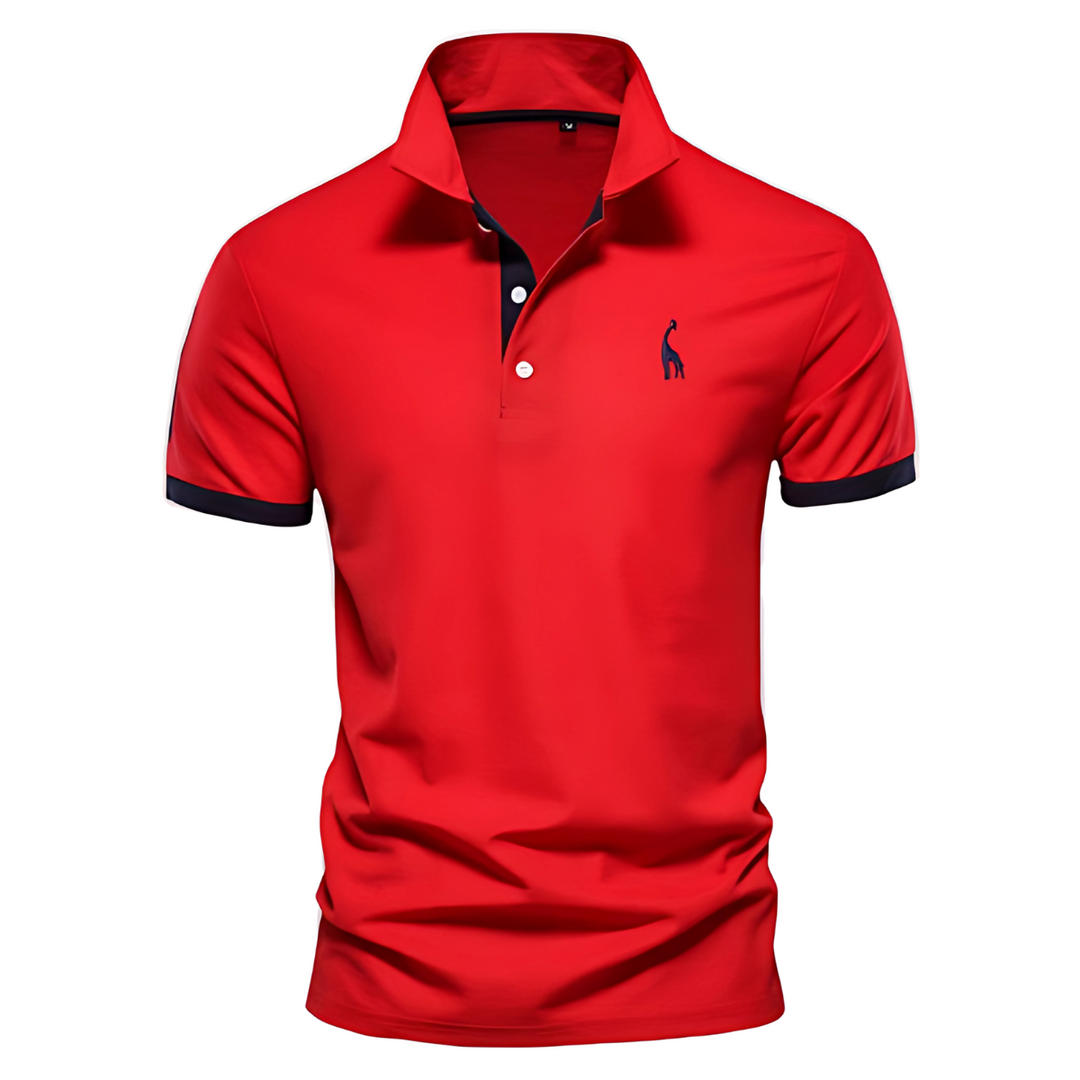 Thomas™ | Polo sportiva con dettagli a contrasto