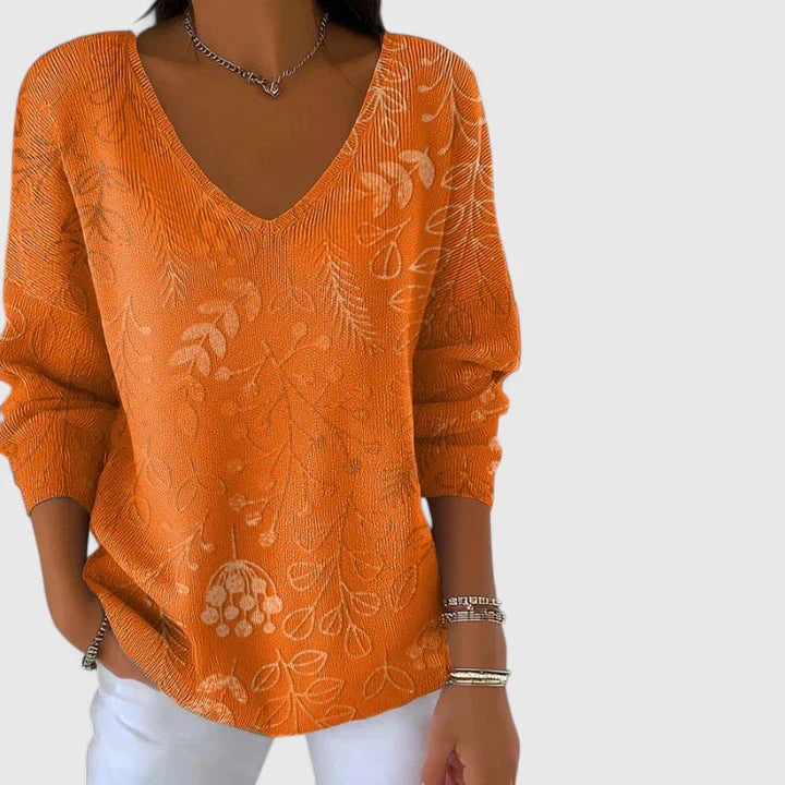 ISOLDE – MAGLIONE RELAX V-NECK
