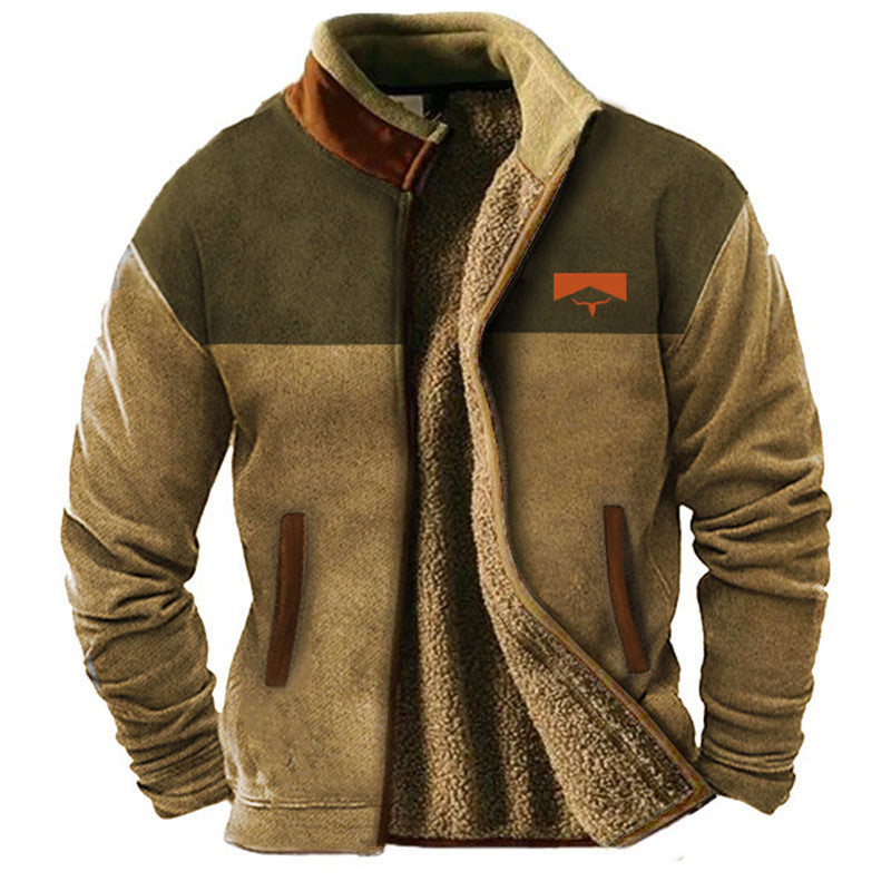 Bergzicht – Giacca Fleece Casual per Uomini