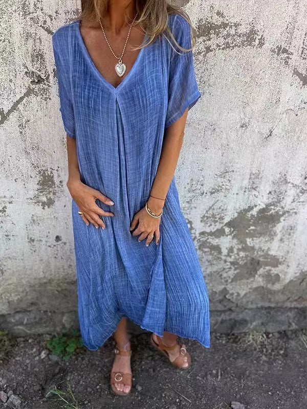 Aafje™ | Abito Midi Fluido con Vestibilità Larga