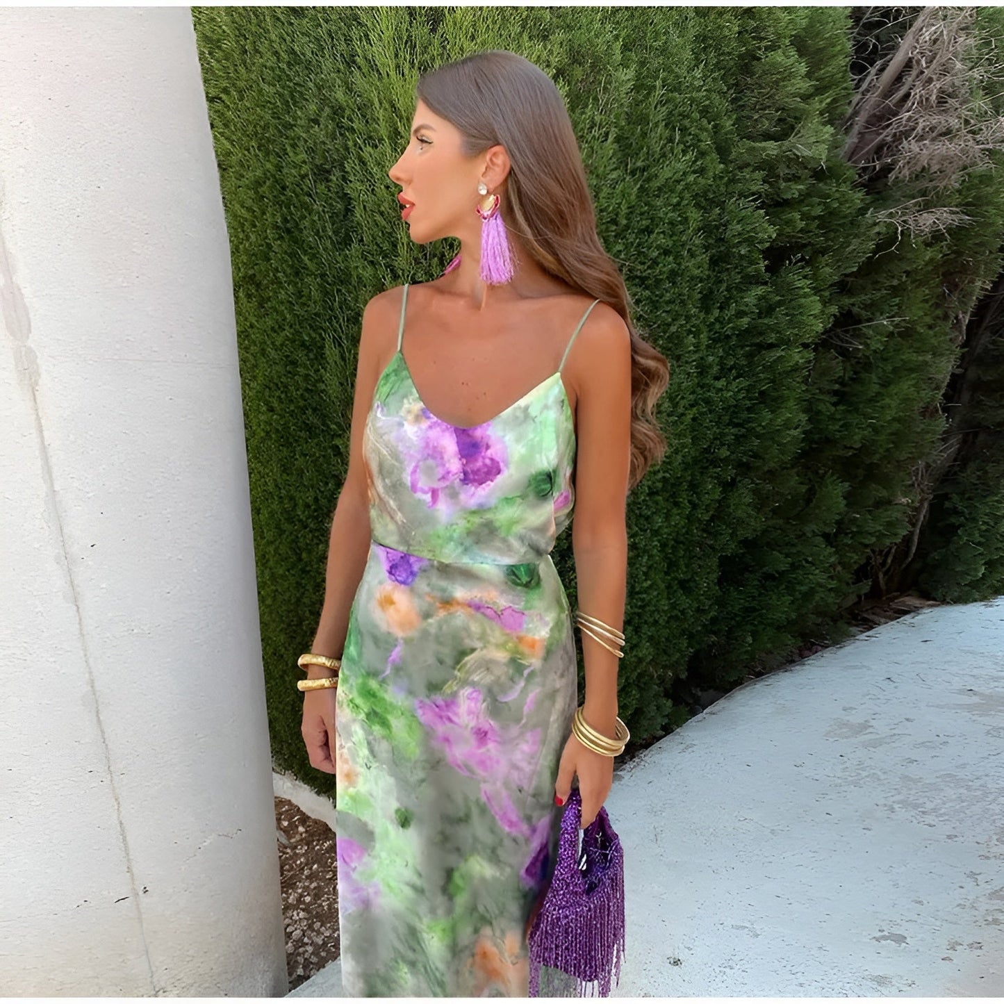 Tove™ | Abito Maxi Tie-Dye Colorato
