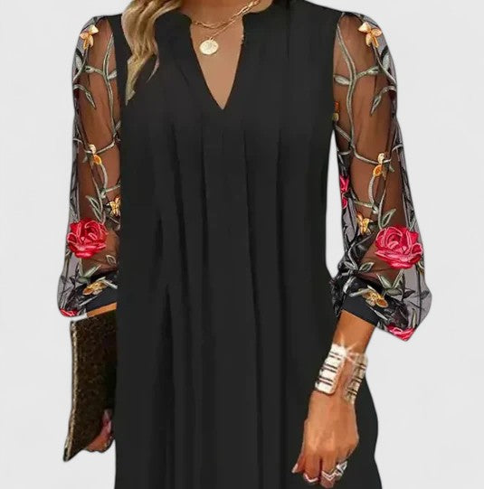 MARTHA – ELEGANTE ABITO SHIFT RICAMATO