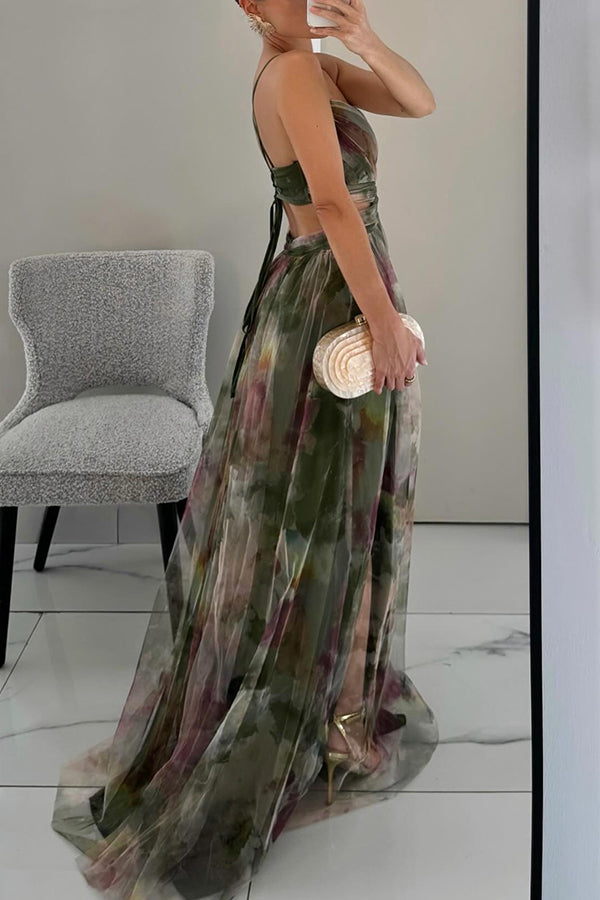 Giselle™ | Incantevole Maxi-abito con Stampa Floreale