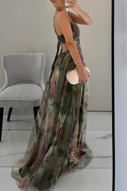 Giselle™ | Incantevole Maxi-abito con Stampa Floreale