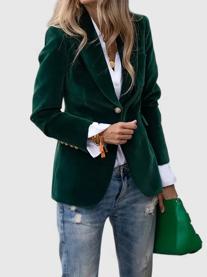 VALERIE – BLAZER IN VELLUTO ELEGANTE