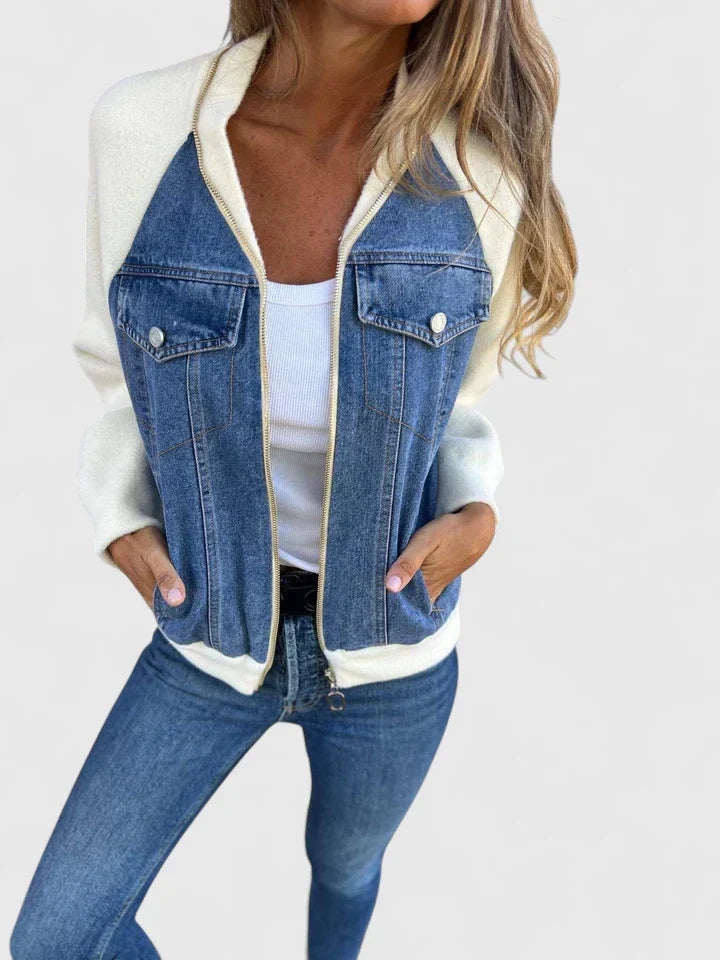 KIARA – GIACCA DENIM CASUAL CHIC
