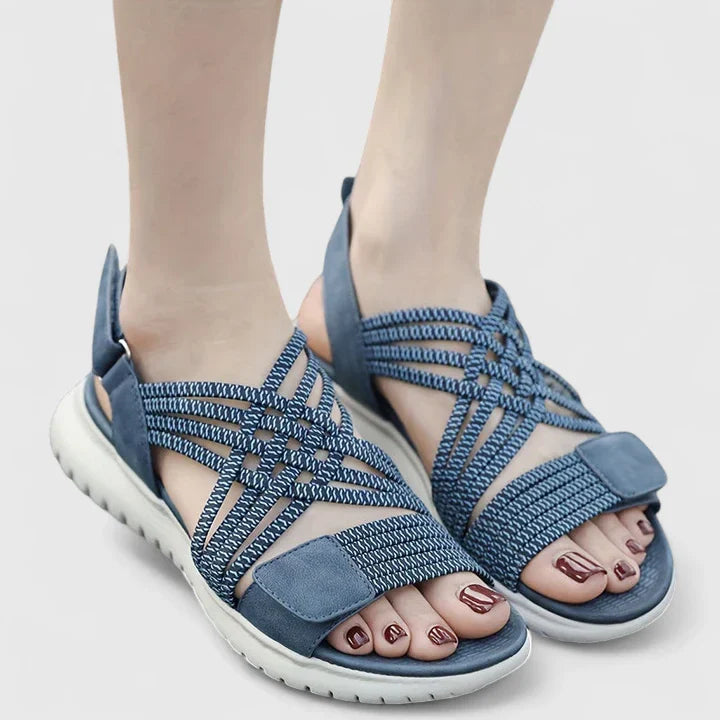 EMMA – SANDALO COMFORT CON CINGHIE ELASTICHE