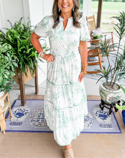 SAVANNAH – ELEGANZA TIMELESS ABITO MAXI A STRATI