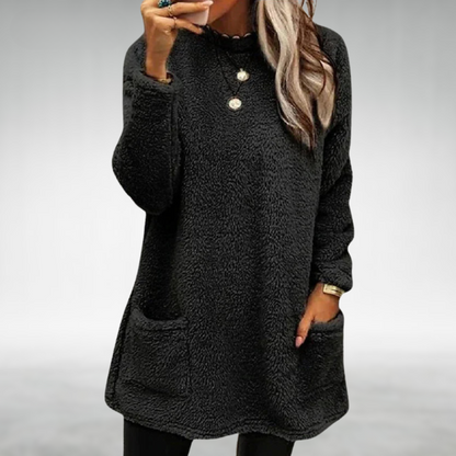 LILY - MAGLIONE IN TESSUTO TEDDY ACCOGLIENTE