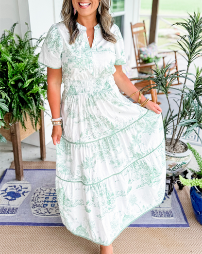 SAVANNAH – ELEGANZA TIMELESS ABITO MAXI A STRATI