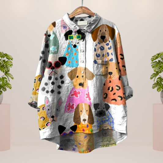 Elise™ | Maglietta artistica alla moda con stampa