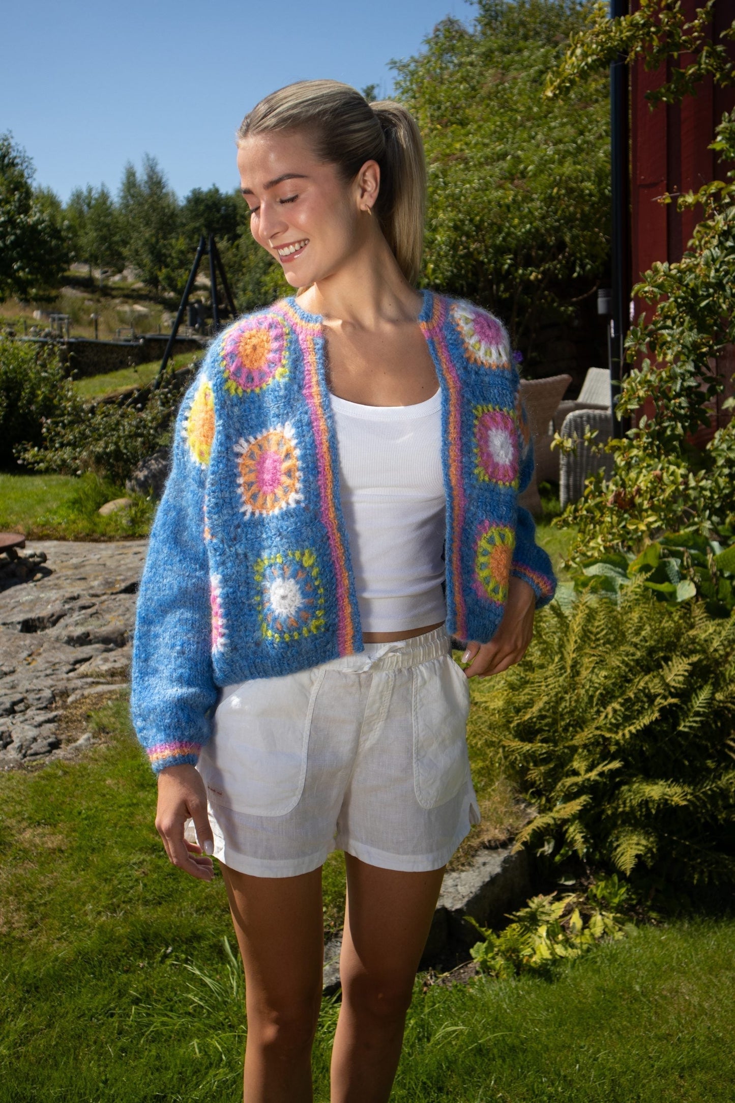 Quinty™ | Maglione Tricot con Motivo Unico