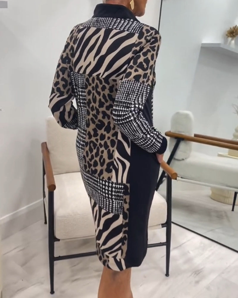 Thalivella - Abito Patchwork Chic con una Forte Personalità