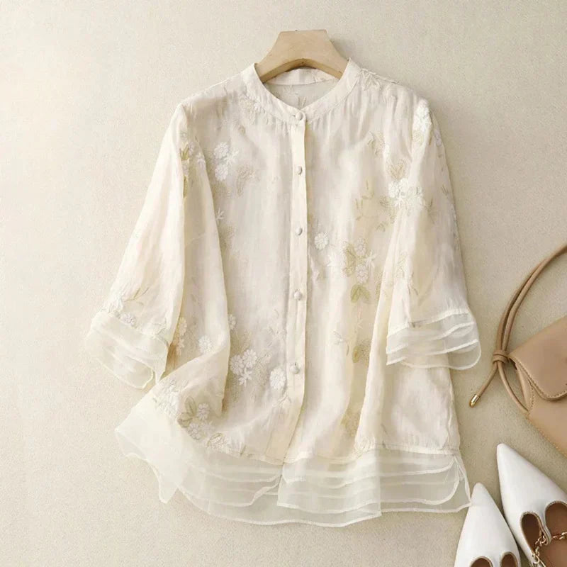 Nadine™ | Blusa Ricamata