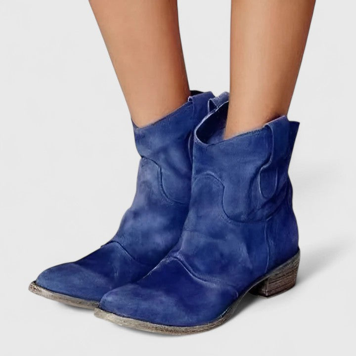 FLEUR – STIVALETTO WESTERN DISTRESSED