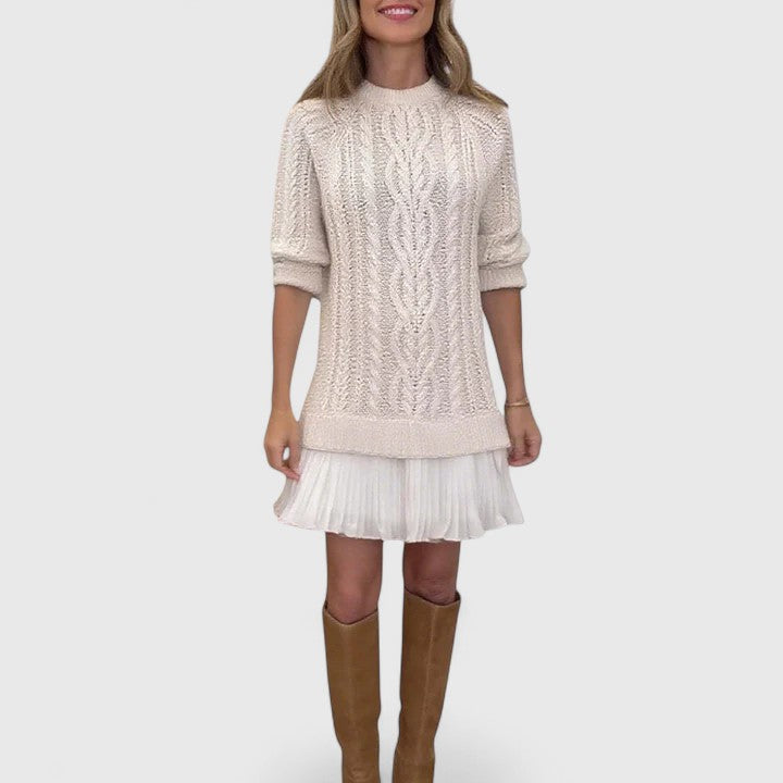 JULIA – ABITO A MAGLIA A TRECCE
