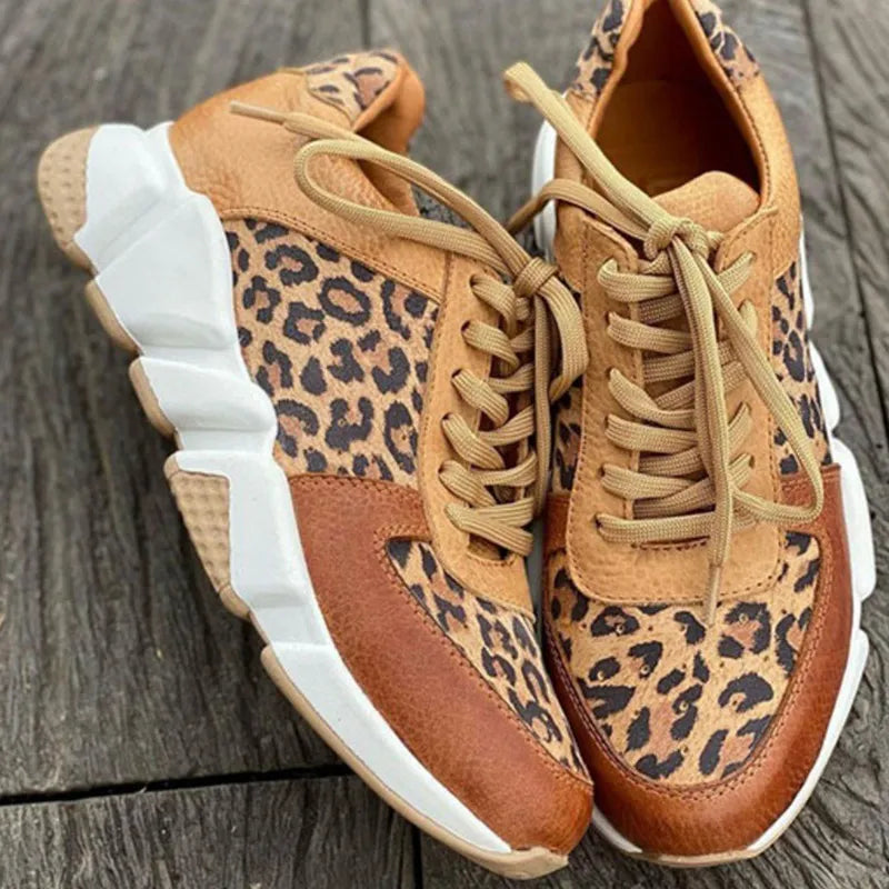 Bibi™ | Sneakers alla Moda con Stampa Leopardata
