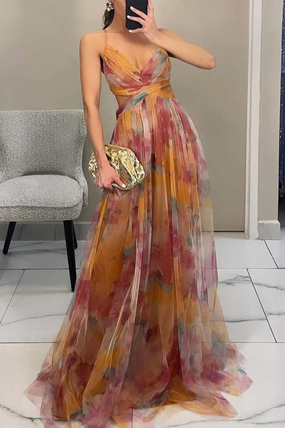 Giselle™ | Incantevole Maxi-abito con Stampa Floreale
