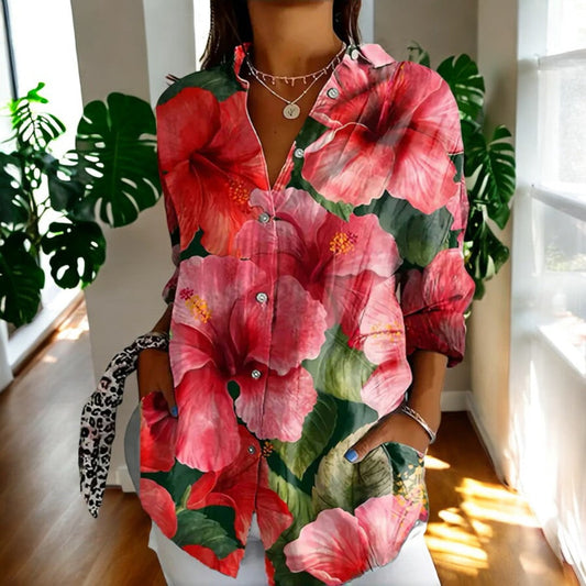 Ivana™ | Blusa Elegante e Floreale