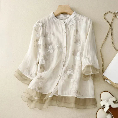 Nadine™ | Blusa Ricamata