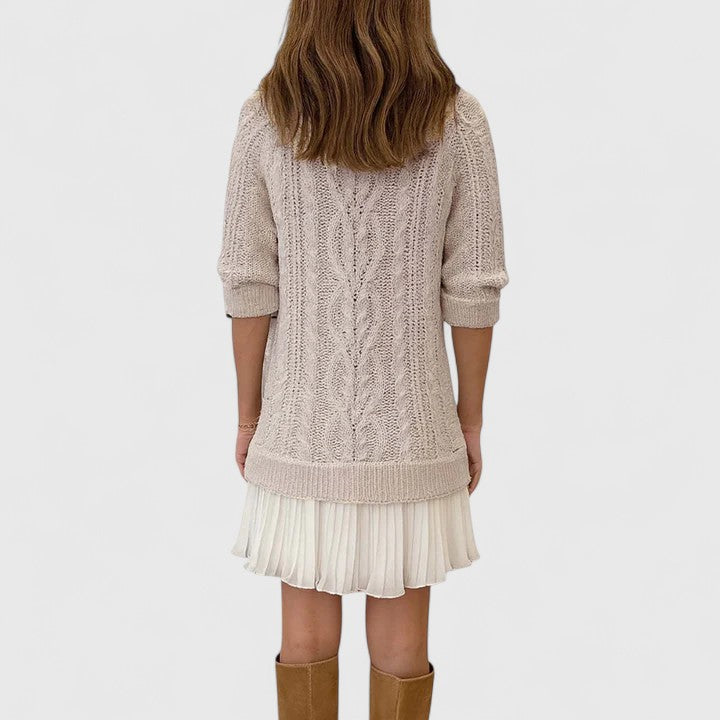 JULIA – ABITO A MAGLIA A TRECCE
