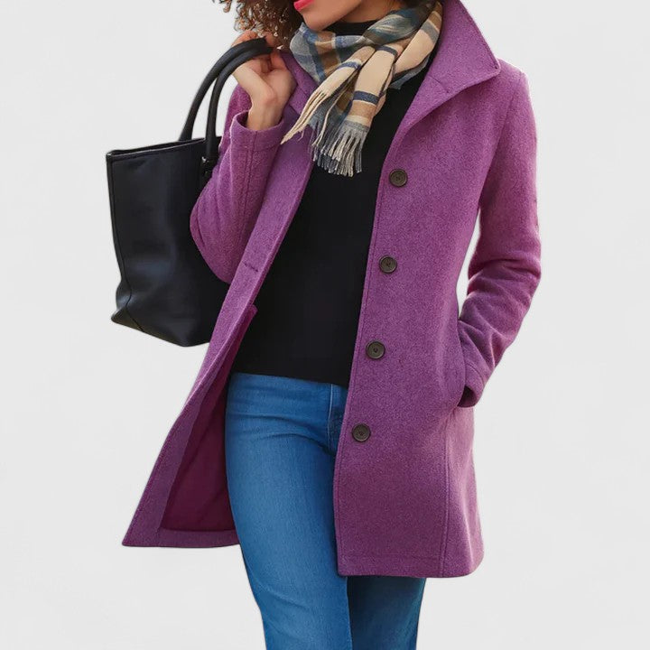 AURORA – PEACOAT IN LANA MISTA TIMELESS