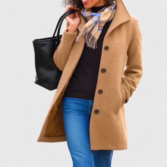 AURORA – PEACOAT IN LANA MISTA TIMELESS