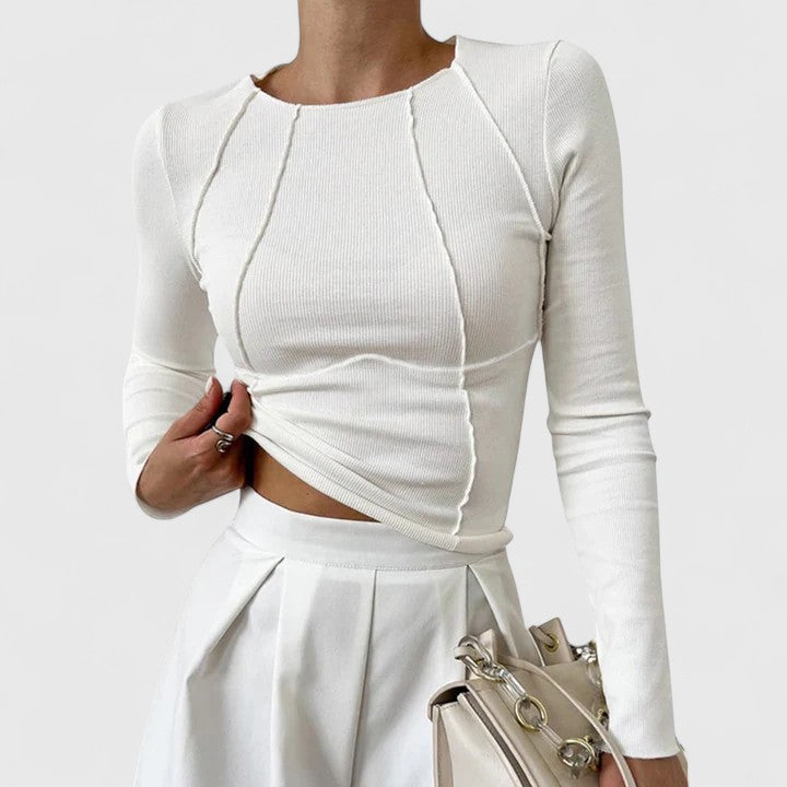 MYRA – TOP A MANICHE LUNGHE MODERNO
