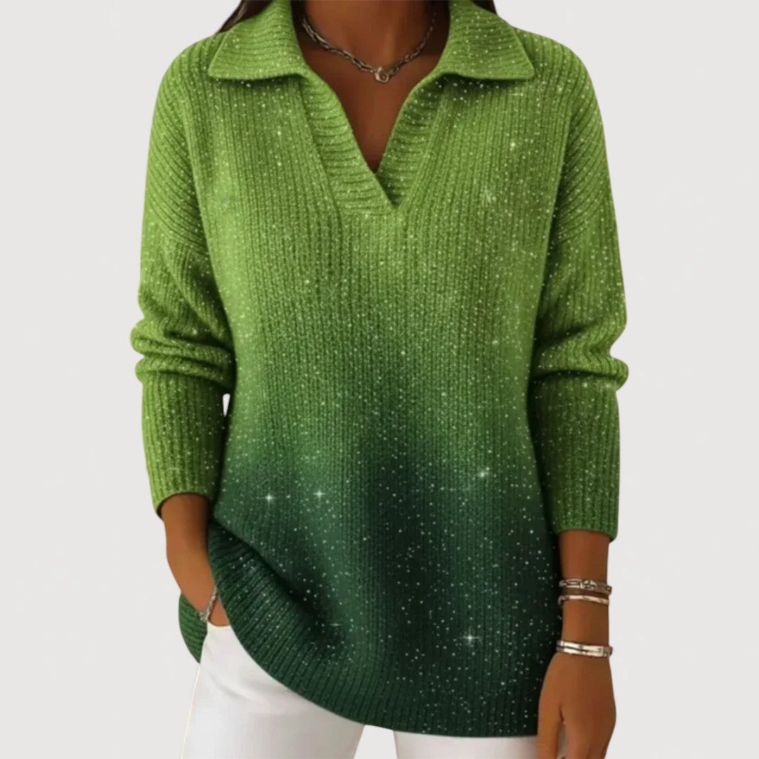 Eliravelle – Maglione Lucido dallo Stile Elegante e Casual