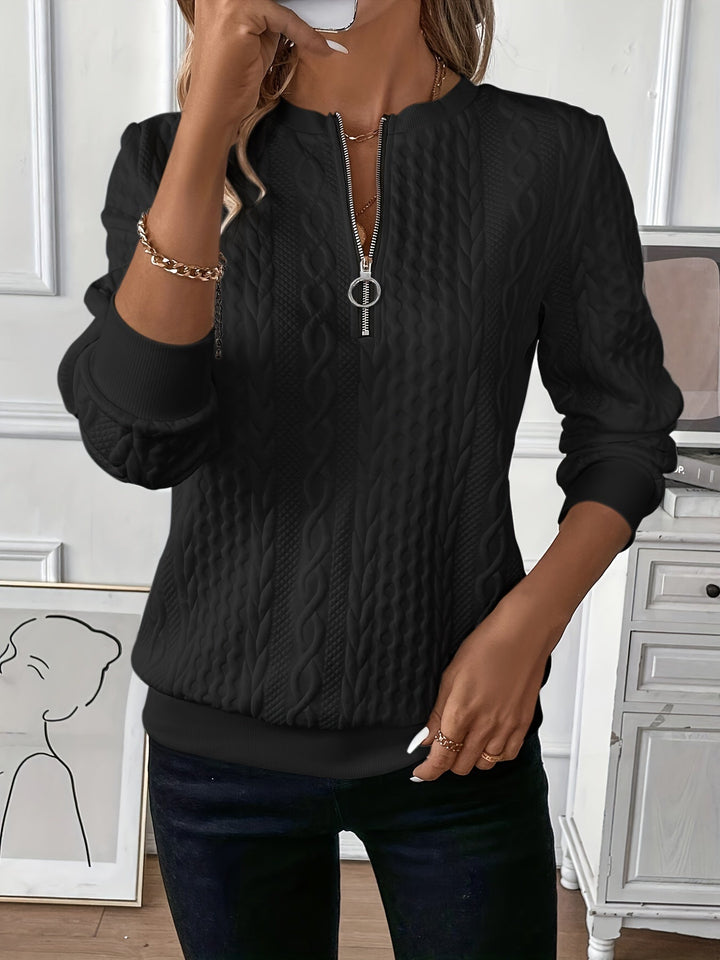 Jorien™ | MAGLIONE IN MAGLIA CON ZIP