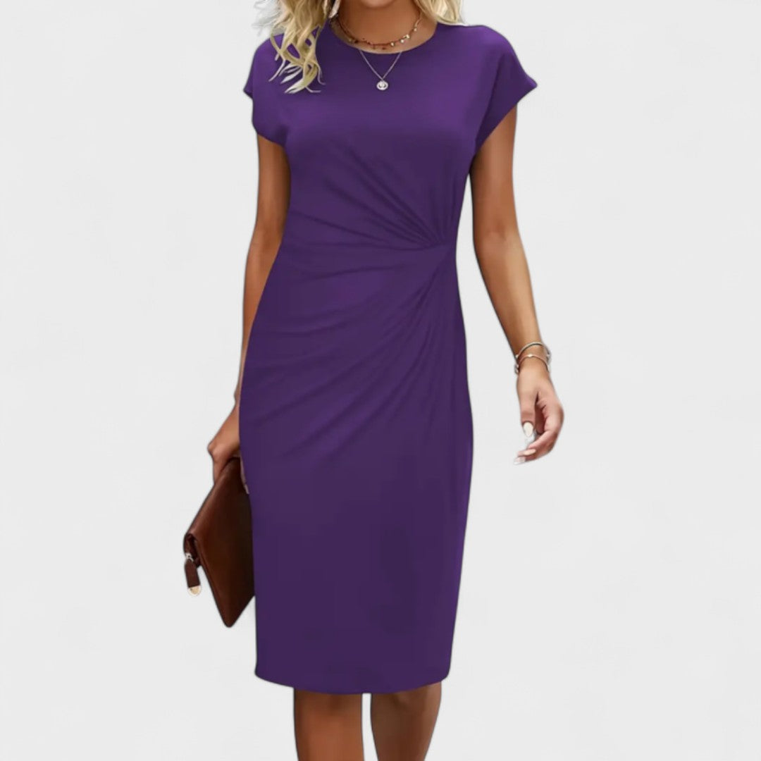 MIRANDA – ABITO A TWIST SLANCO CON SILHOUETTE