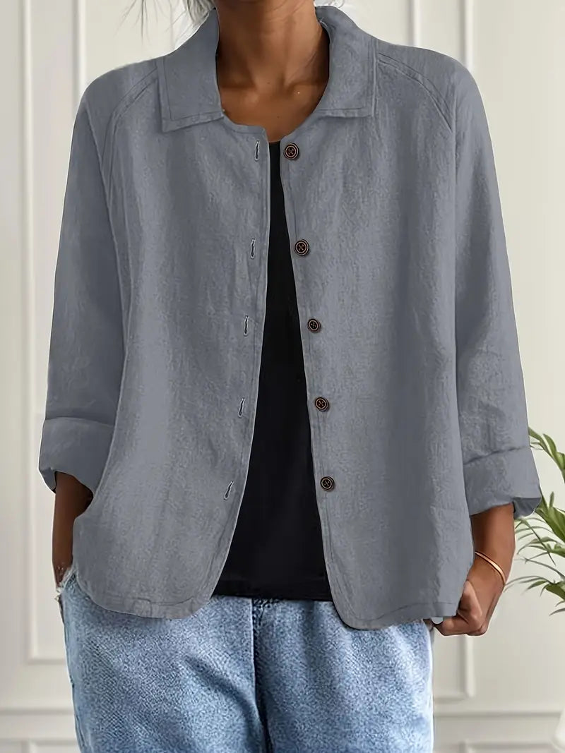 KENDRA – BLOUSE-CASUAL CON CHIUSURA A BOTTONI