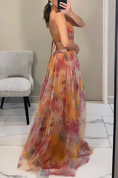 Giselle™ | Incantevole Maxi-abito con Stampa Floreale