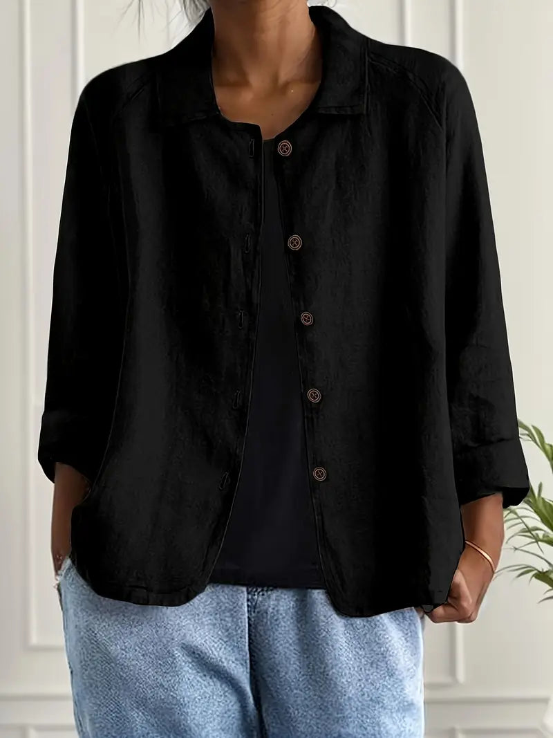 KENDRA – BLOUSE-CASUAL CON CHIUSURA A BOTTONI