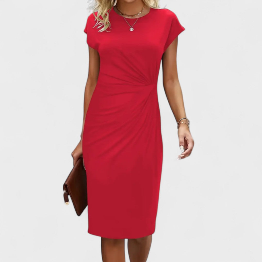 MIRANDA – ABITO A TWIST SLANCO CON SILHOUETTE