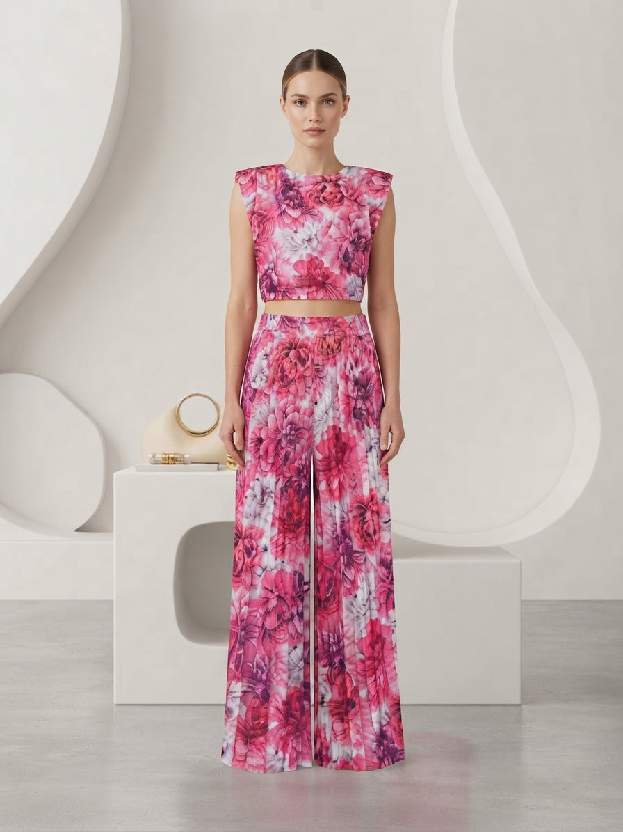 COMPLETO TOP E PANTALONI DA DONNA