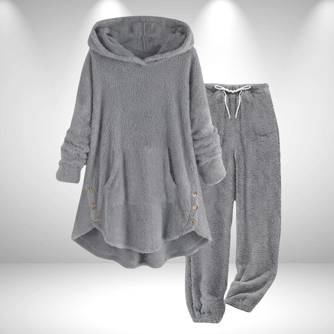 Neralisse - Set di Tunica Lounge Ultra-Morbido con Stile Invernale Cocooning