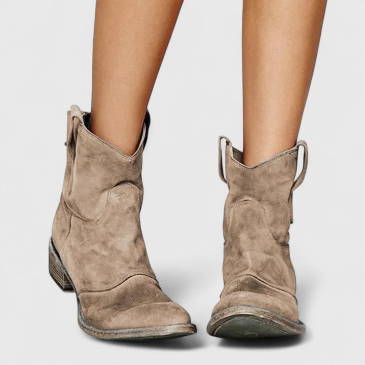 FLEUR – STIVALETTO WESTERN DISTRESSED