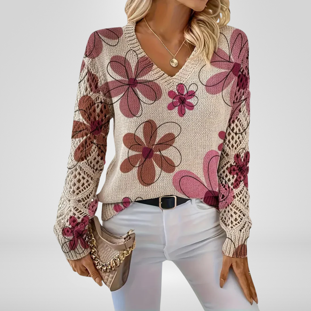 IRIS – MAGLIONE A V FIORITO