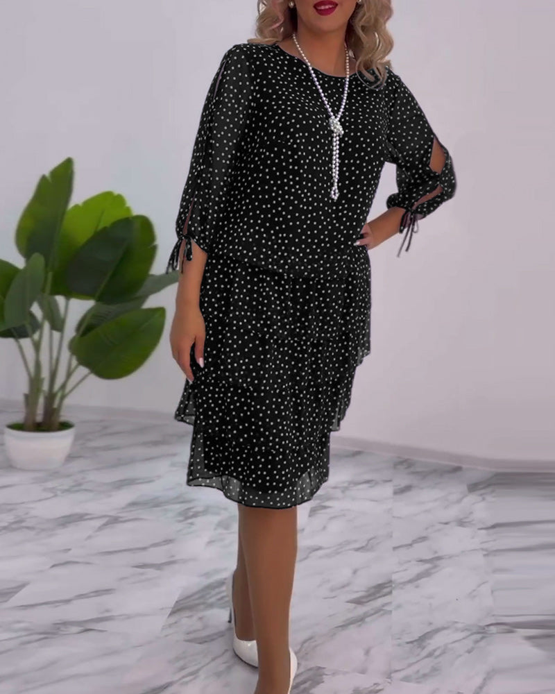 CLARA – ELEGANTE ABITO A POIS