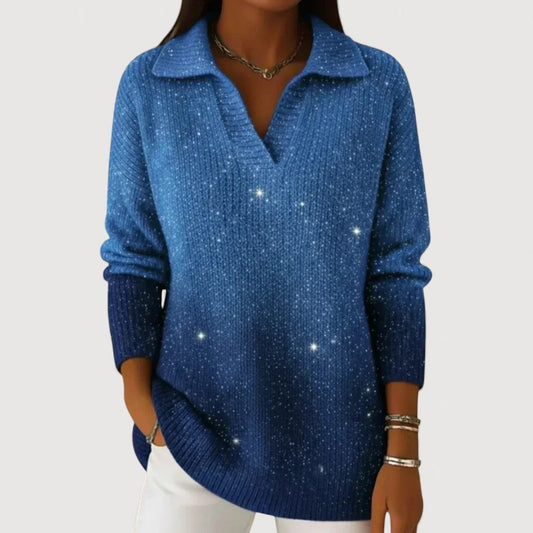 Eliravelle – Maglione Lucido dallo Stile Elegante e Casual