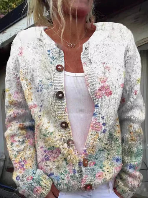 Irma | Maglione con motivo floreale
