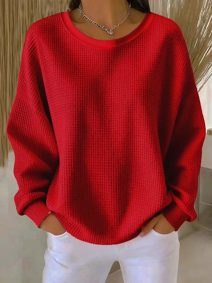 Rhosavienne – Maglione Testurizzato con Morbido Comfort