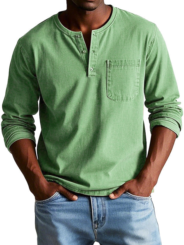 Marcel™ | Camicia Vintage con Maniche Lunghe